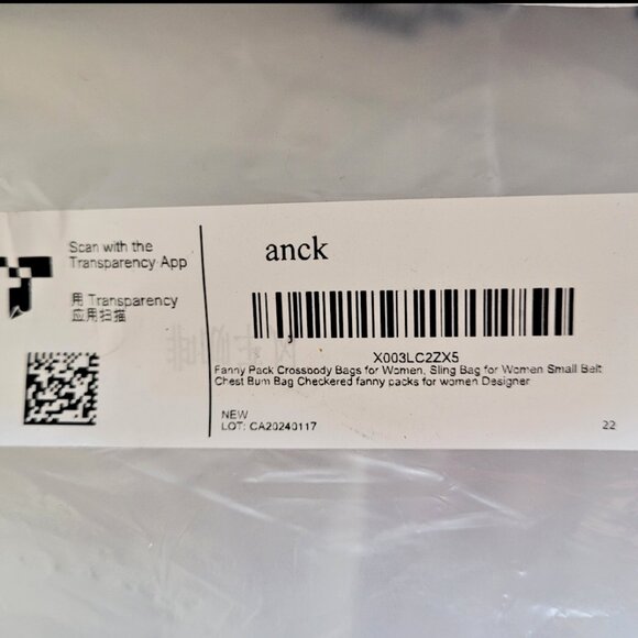 Anck Fanny Pack Women's Crossbody Belt Bag, Chocolate Brown 13x6x6" - Picture 8 of 8